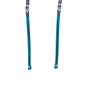 Rubber & Leather Braces with Blue Leather 1