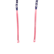 Rubber & Leather Braces with Pink Leather 1