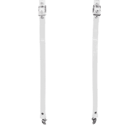 Solid PVC Braces with White Solid PVC 1