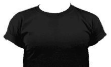 T Shirt with Black Clothing 1
